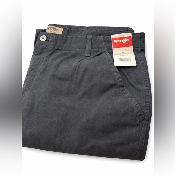 Wrangler Other - NWT-Wrangler Authentic Men’s Pants 40x32 Charcoal Black Straight fit